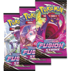 Pokémon 3 Paket Sword & Shield 8: Fusion Strike (Totalt 30 kort)