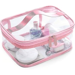 Gennemsigtige makeuptasker Vandtæt gennemsigtig taske Gennemsigtig rejsetoilettaske