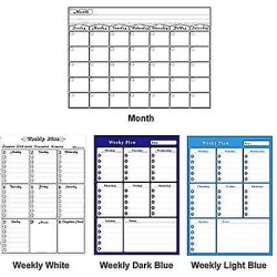 Magnetisk kalender Tørslet ugentlig månedsplanlægningstavle
