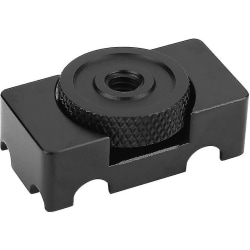 Dslr-kamera digital usb-kabelklemme, aluminiumslegering HDMI-kabelklemmelåsbeskytter svart 1 stk.