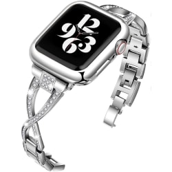 Remmen är kompatibel med Apple Watch 38mm 40mm watch Silver 42-44-45mm