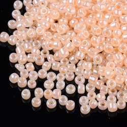 Seed beads - Aprikos, Pastell - 2 mm - 40 gram