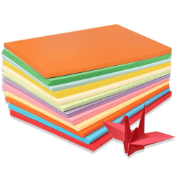 100 ark färgat A4-pack 70 g/m2 handgjort papper för gör-det-själv-konst