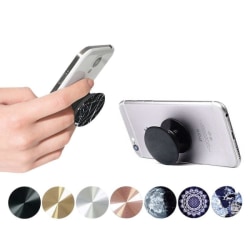 Smartphone Fingerhållare - PopUp-uttag Mobil / Surfplatta Svart