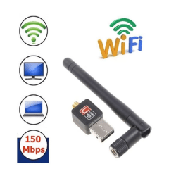 Wifi-antenn 2,4G/150Mbps trådlös USB Wifi-adapter PC Desktop