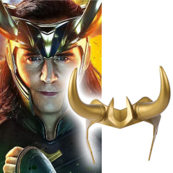 Halloween Superhjälte Loki Cosplay Tillbehör Hjälm Head Wear