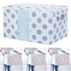 Stor Förvaringsväska Box Kläder Quilt Sängkläder Förvaringspåse Tvätt Gray Five-pointed Star