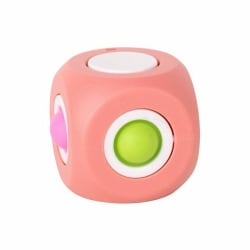 Fidget Toy Simple Dimple Spinner Barnleksaker Hand Spinner Presenter pink