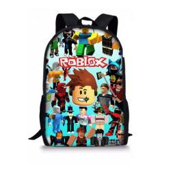 Roblox Ryggsäck För Pojkar Barn | TV-spel skolryggsäck A