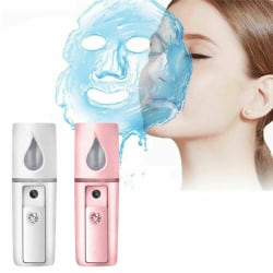 20ml Bärbar USB Ansikts-Mister Face Sprayer Mist Spray Machine pink