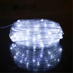 Solar LED-ljuslampa Fairy String Rep for Garden Party Bröllop white