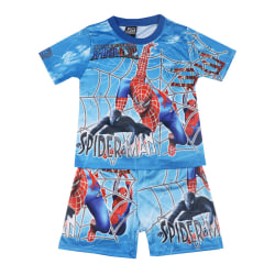 Spiderman kostym kortärmad pojkar Loungewear Summer Casual 120cm