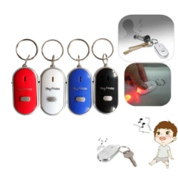 Mini Anti Lost Key Finder Larm Pet Tracker Locator Keychain white