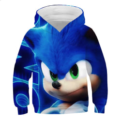 Sonic The Hedgehog Barn Pojkar Hoodie Sweatshirt Vinterrock Toppar 160cm