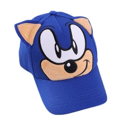 Tecknad Sonic The Hedgehog Hat Sonic Kid Mesh Cap Baseball Cap Blue