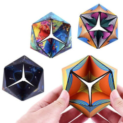 Infinity Flip Magic Cube Dekompressionsleksak Starry Sky Cubic NO.2