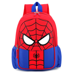 Barn superhjälte ryggsäck Spiderman skolväskor tecknad ryggsäck Blue Spiderman