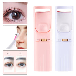 Elektrisk uppvärmd ögonfransböjare Långvarig ögonfranssminkverktyg pink