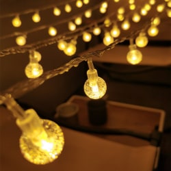 Fairy Lights Batteridrivna ljusslingor med fjärrkontroll Vattentät inomhus utomhus hängande dekorativa julbelysning f