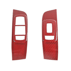 Cover Knapp Panelkåpa Inredningstillbehör som är kompatibla med Challenger 2015-2020 (röd Carbo