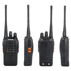 Kommunikationsradio med lång räckvidd, laddningsbara walkie talkie-radio med sexvägs multibandsladdare, Robust, Business, Fa