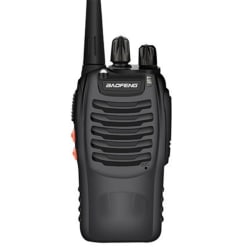 Trådlös kommunikationsradio, regntät laddningsbar walkie talkie med lång räckvidd, högtalartelefoner med mikrofon, fjärrkontroll