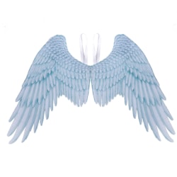 3D Angel Wings kostym med elastiska remmar Halloween white