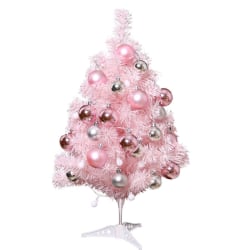 Bordsskiva rosa julgran konstgjord träd