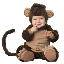 Baby Halloween Cosplay Cartoon Kläder Djurrock Päls Bodysuit Monkey 95cm