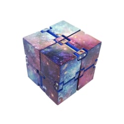 Oändlig dekompression Spaceman Rubiks kub Starry sky