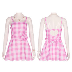Barbie vintage docka hjärtformad kort kjol kostym för kvinnor M