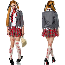 Girl Fun World Zombie Fearleader kostym M