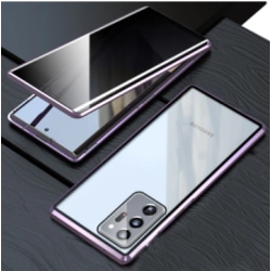 Sekretessskydd metallfodrall till Samsung S21 plus lila