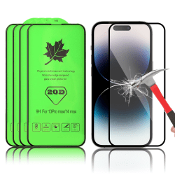 4-PACK 20D skärmskydd i härdat glas för iPhone13 Pro max / 14 ma