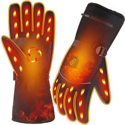 Uppladdningsbara uppvärmda handskar för barn kvinnor män, USB 5V batteri Ele