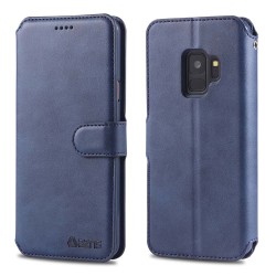 Plånboksfodral - Samsung Galaxy S9 Grå
