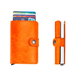 Exklusiv Korthållare  (RFID & NFC Skydd) Orange