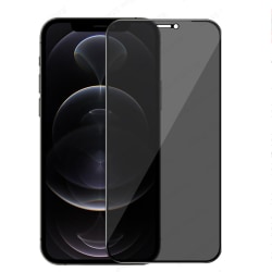 2-PAKK iPhone 13 Pro Max skjermbeskytter Anti-Spy HD 0,3 mm Svart
