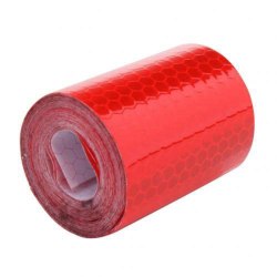 Kraftfull Slittålig Reflex Tejp (3 Meter) Röd