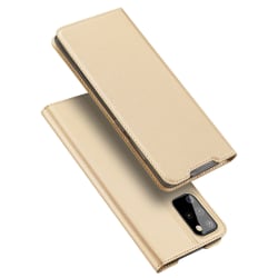 Stilrent Dux Ducis Plånboksfodral - Samsung Galaxy S20 Plus Guld