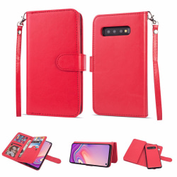 Stilrent Leman Pl�nboksfodral - Samsung Galaxy S10E Röd Röd