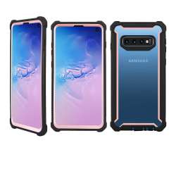 Samsung Galaxy S10e - Effektfullt EXXO Skyddsfodral Hörnskydd Roséguld