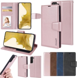 Samsung Galaxy S23 - 2 in 1 HANMAN lompakkokotelo Roséguld