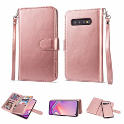 Plånboksfodral 9-Kort - Samsung Galaxy S10E rosa Roséguld