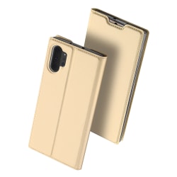Samsung Galaxy Note10+ - Genomtänkt Fodral Guld Guld