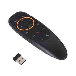 G10 trådlös mus Fjärrkontroll för Laptop PC Android TV Box Svart