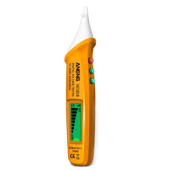 Elektrisk Sensor Tester Pen Digital AC Voltage Meter Buzzer Detec Orange
