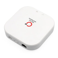 Bärbar WiFi trådlös router 2-i-1 CPE / MiFi Type-C RJ45 Lan-port Vit