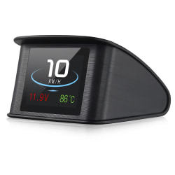 P10 OBD2, 2,2 tums HUD Display. Smart Digital Hastighetsmätare Svart