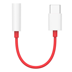 OnePlus USB-C till 3.5mm Audio Adapter Vit